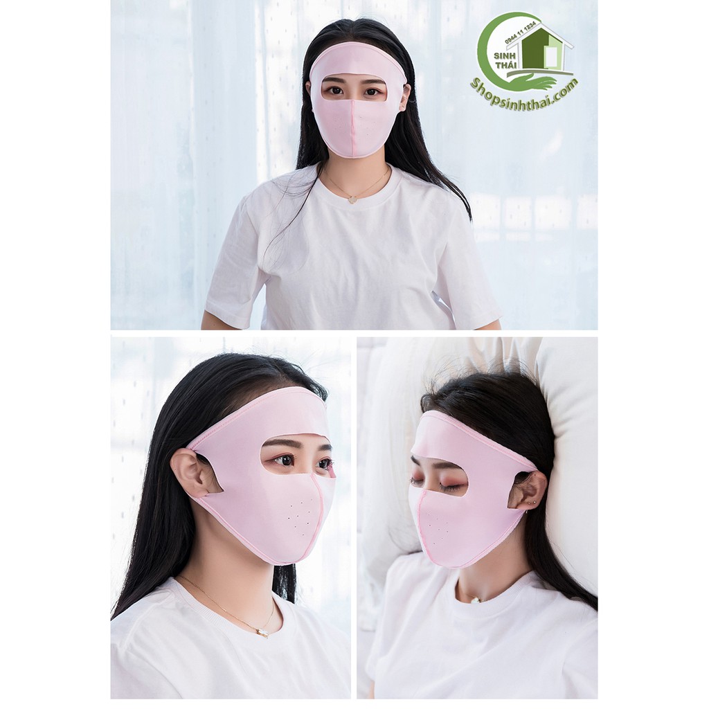 Khẩu trang che kín mặt mẫu mới - khẩu trang ninja chống tia UV - giao màu ngẫu nhiên