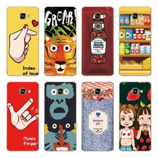 Cartoon Tiger Back Cover Samsung Galaxy A7/A5/A3 2016 /A710/A510/A310 Soft TPU Case