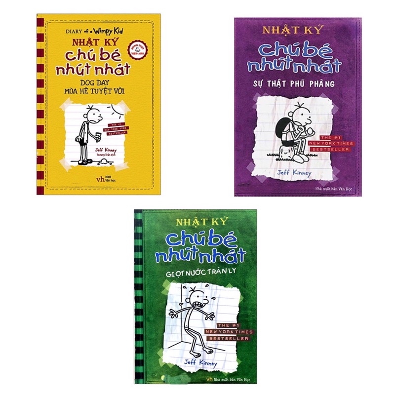 Sách - Nhật Ký Chú Bé Nhút Nhát - Sự thật Phũ Phàng - Giọt Nước Tràn Ly - Mùa Hè Tuyệt Vời