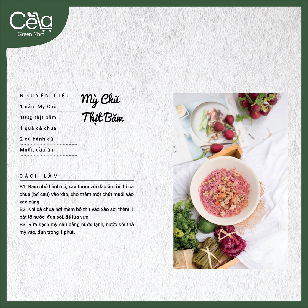Mì chũ rau củ CELA healthy mix 5 vị thơm ngon an toàn, hàng cao cấp chính hãng đạt chuẩn không chất tạo màu | BigBuy360 - bigbuy360.vn