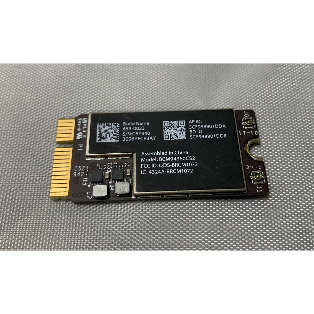 Card Wifi MAC BCM94360CS2 Macbook Hackintosh PC 94360