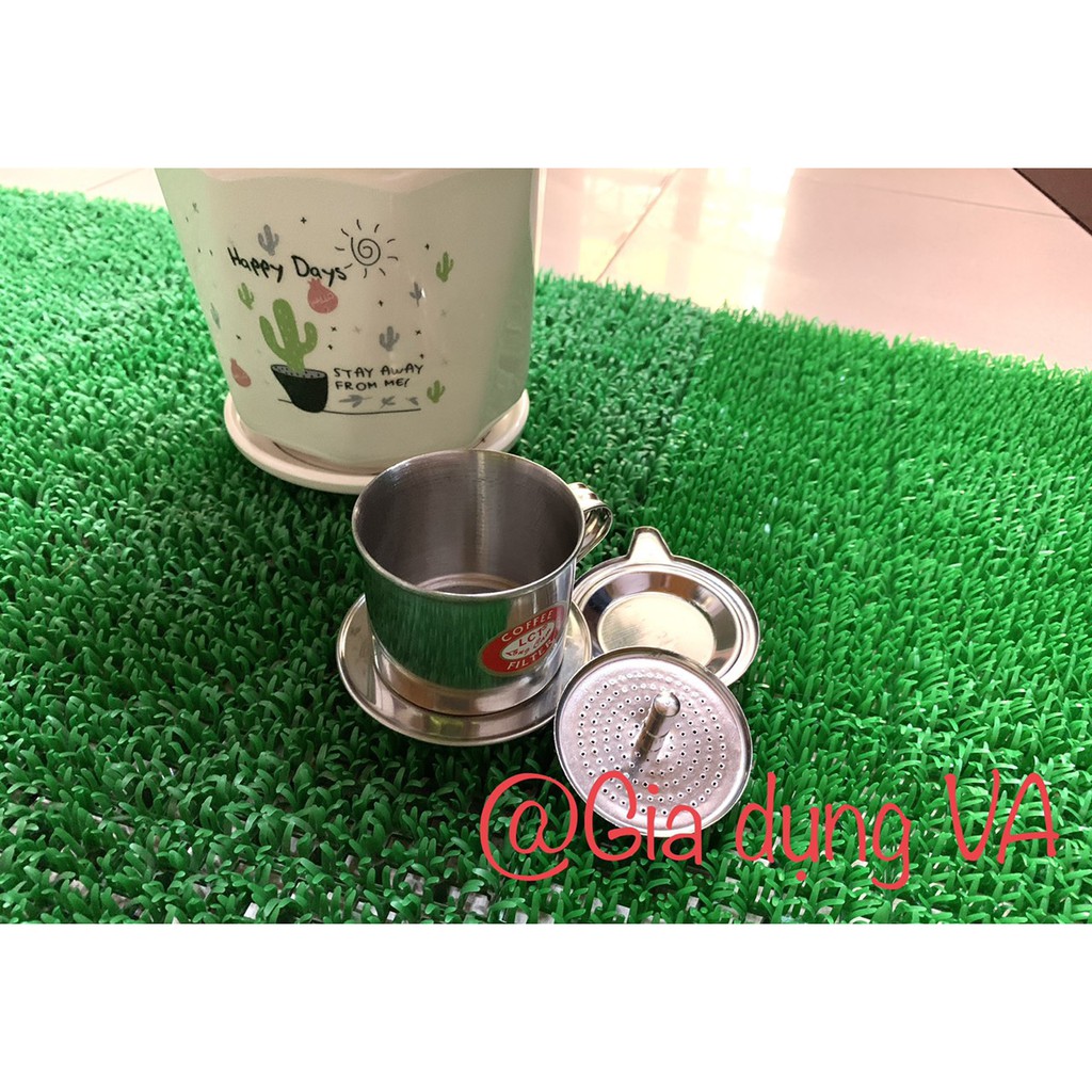 PHIN PHA CÀ PHÊ INOX CAM LONG CAO CẤP