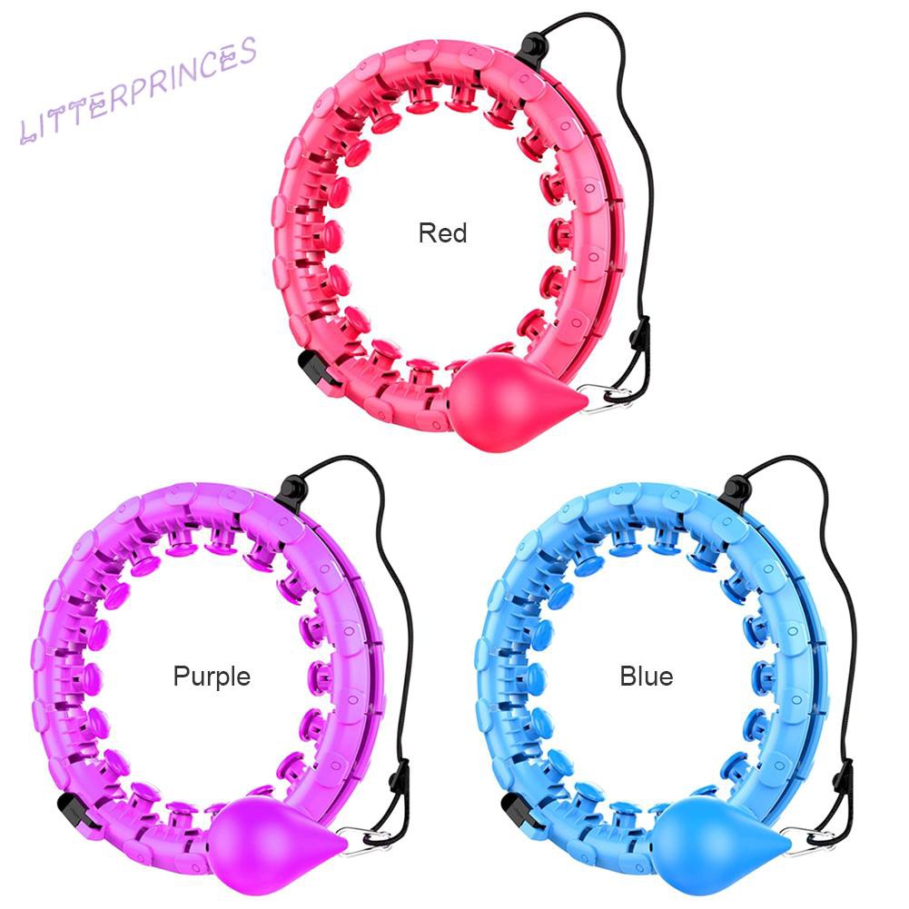 Litterprinces Sport Hoop Yoga Smart Sport Circle Adjustable Waist Fitness Training Ring