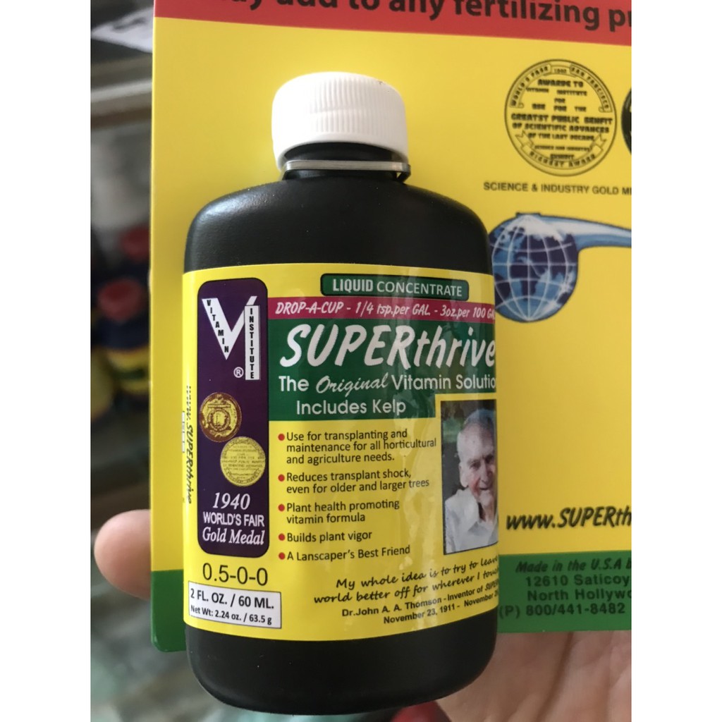 Phân bón kích thích sinh trưởng hoa Lan Superthrive ( Chai 60ml)