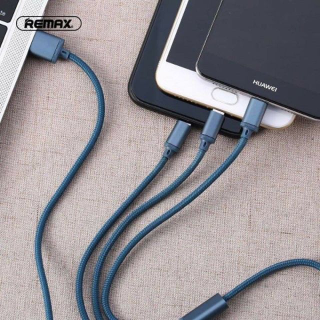 Cáp Đa Năng Remax 3 Đầu RC-131TH (Lightning - Micro USB - Type C)