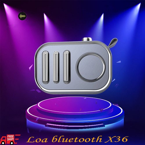Loa bluetooth X36 Cao Cấp - Chất Lượng Âm Thanh Đỉnh Nhất - Nhỏ Gọn,Kiểu Dáng Hiện Đại Trẻ Trung