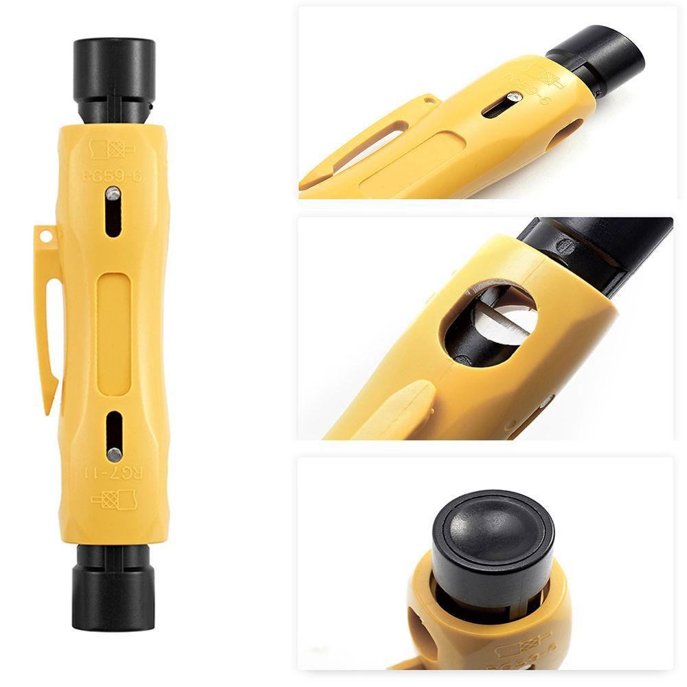 LONTIME Kềm Cắt Dây Cáp Đồng Trục Bền Bỉ Cho RG59 RG11 RG7 RG6