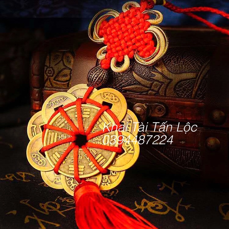 Xu hoa mai thập toàn bằng đồng chuẩn phong thuỷ