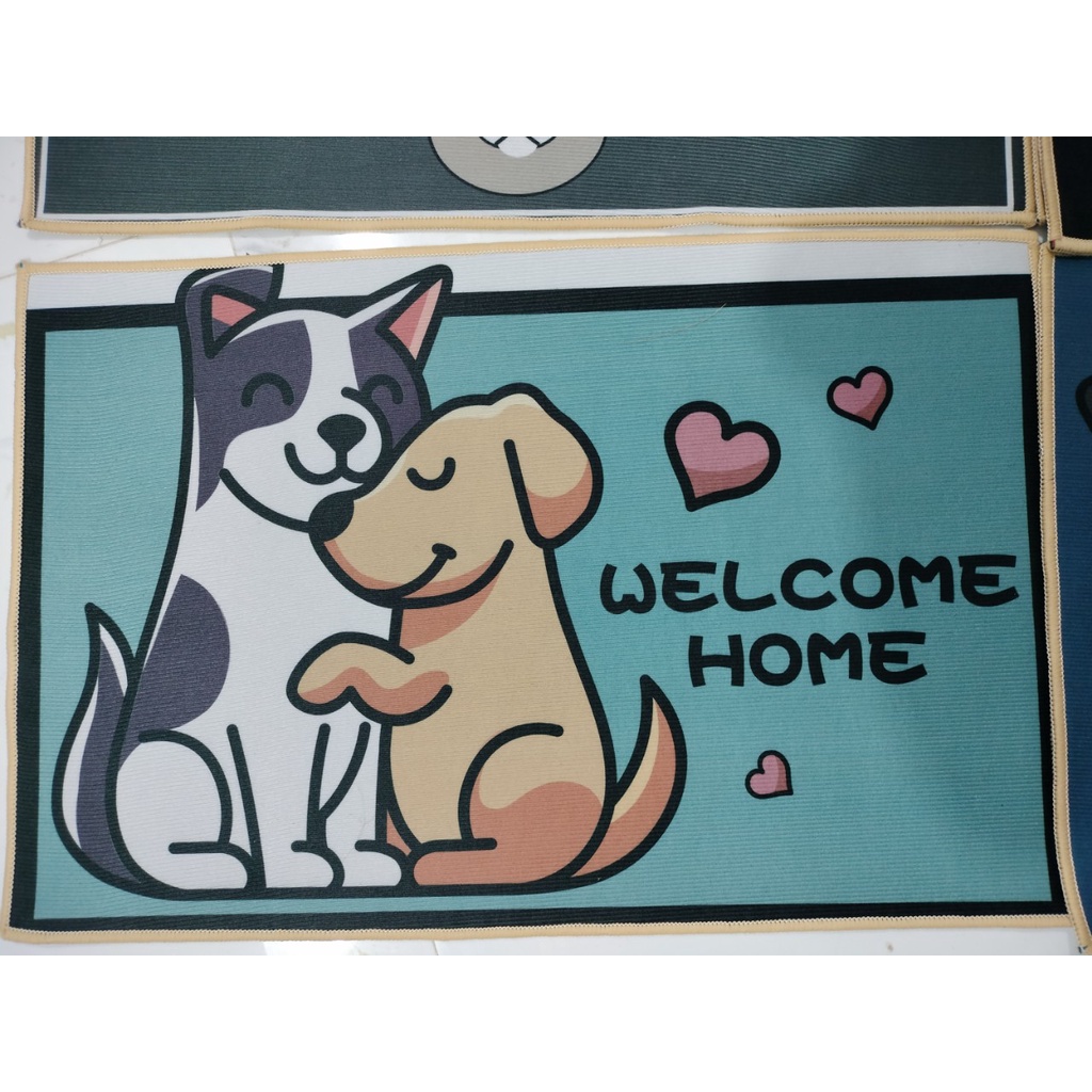 Thảm lau chân 3D Deli, thảm chùi chân thấm nước dùng để nhà tắm, nhà bếp tiện lợi, kích thước 40x60cm