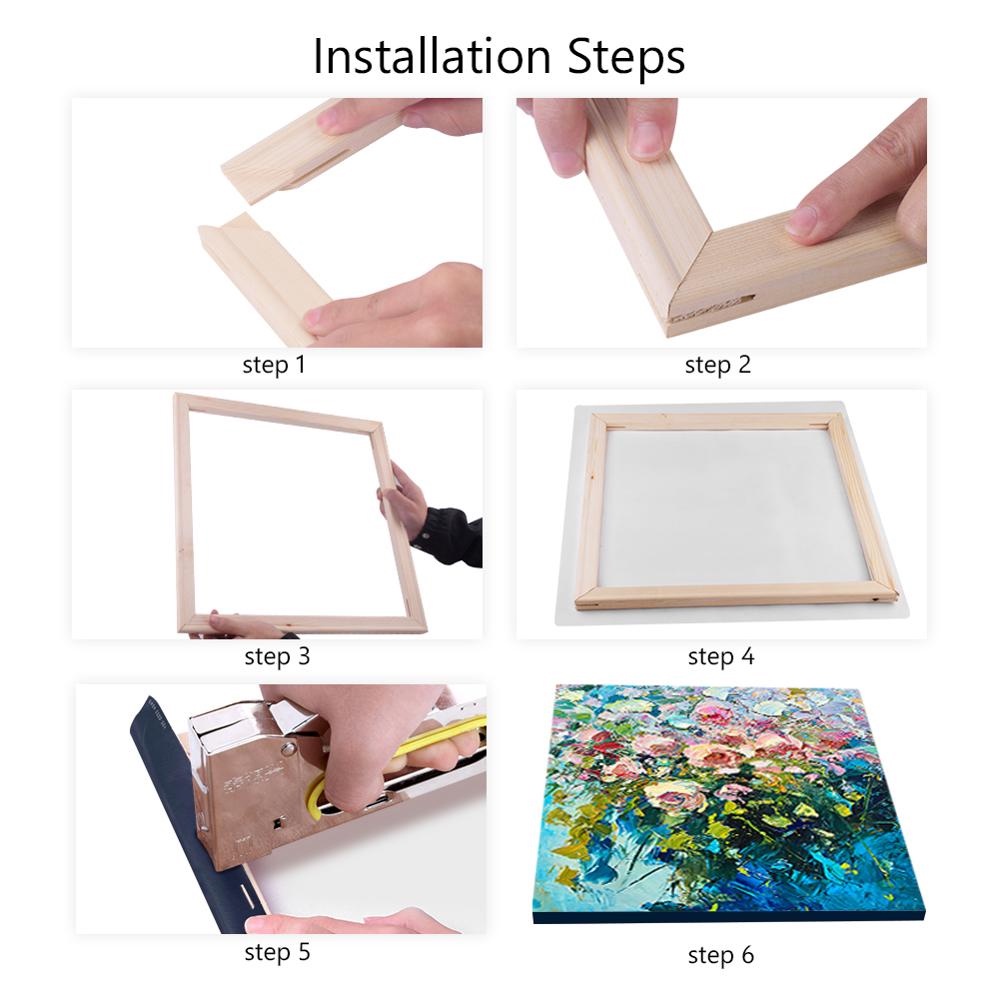 【Drofe】Khung gỗ 40x50cm cho tranh tự làm DIY