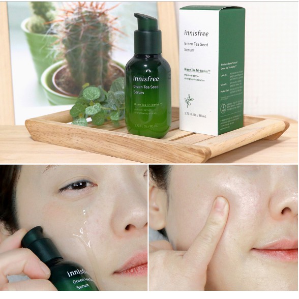 MẪU MỚI 2021_Tinh chất trà xanh Innisfree Green Tea Seed Serum 80ML