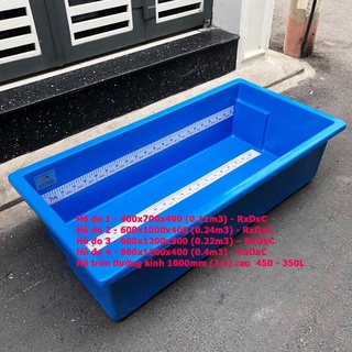 Thước decal dán hồ/tank đo cá KOI