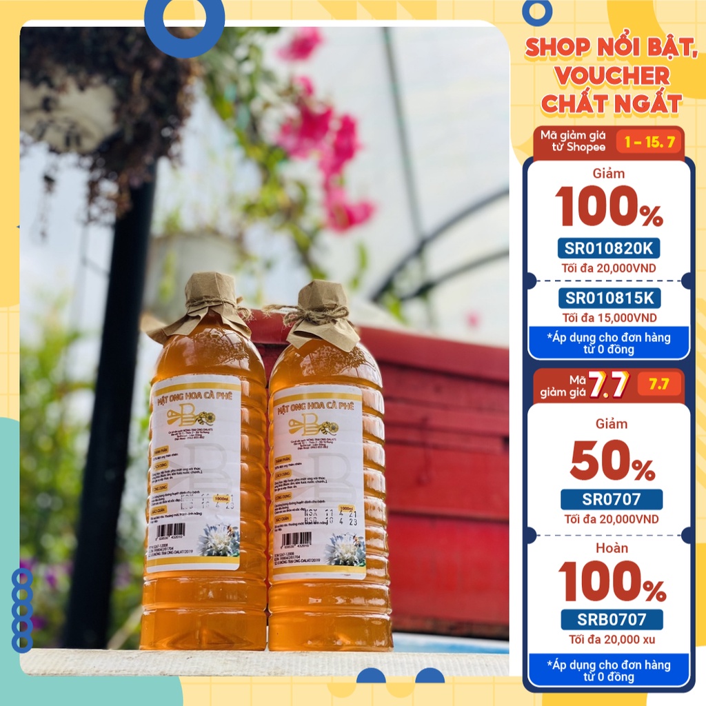 Mật ong nguyên chất DALAT BEE FARM 1000ml