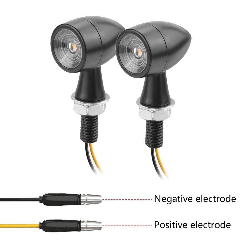 Set 2 Đèn LED Xi Nhan 8mm 12V Dành Cho Xe Mô Tô