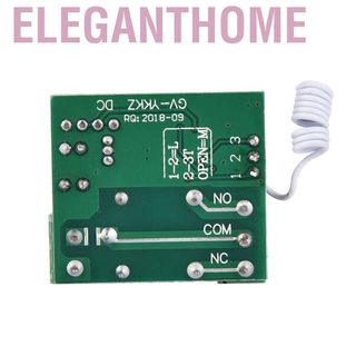 Eleganthome 1Channel Wireless Remote Control White Button Switch  Receiver Relay Module