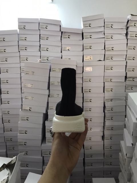 Giày sneaker Balen Speed đen đế full trắng cao cổ dành cho nam nữ | BigBuy360 - bigbuy360.vn