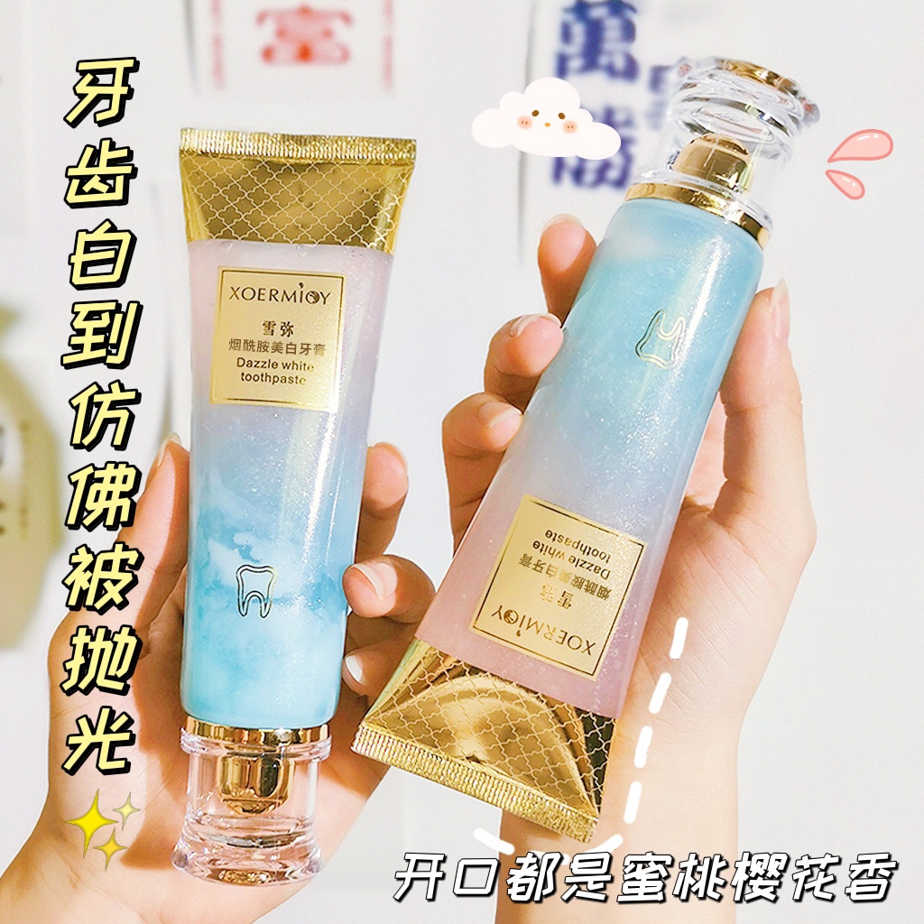Kem Đánh Răng Xuemi Niacinamide 8 / 15 Làm Trắng Thoáng Khí Tươi Mới Răng Cho Gia Đình