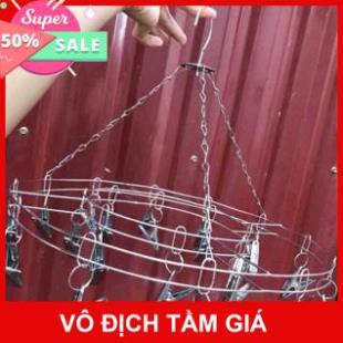 Móc dù tròn inox treo quần áo trẻ em | BigBuy360 - bigbuy360.vn