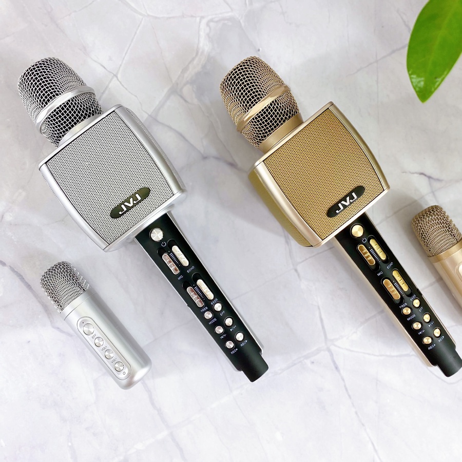 Micro karaoke YS 98 JVJ bluetooth Không dây kèm mic song ca - Mic YS 98 kết nối bluetooth nâng giọng tốt - bảo hành 6T