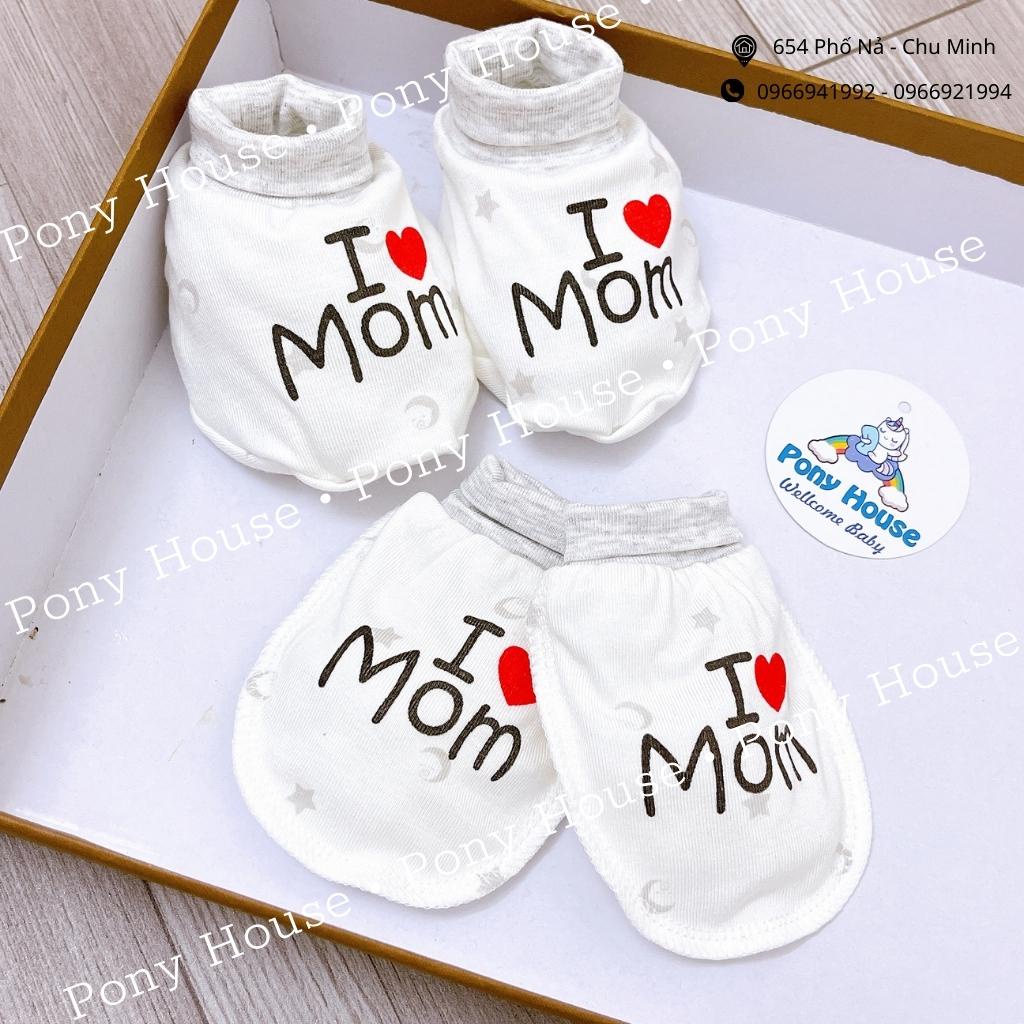 Set Bao Tay, Bao Chân Moon Petit Siêu Mềm, Mịn Cho Bé Trai, Bé Gái Sơ Sinh