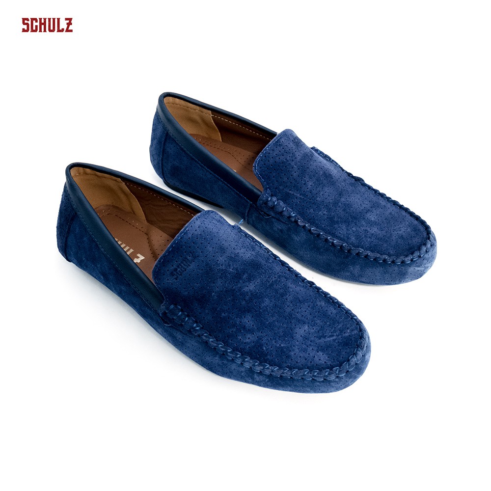 Giày Loafer Da Bò Lộn SCHULZ L4-IV18NAVY màu navy