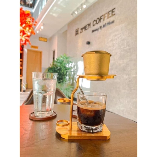 Combo Phin Cà Phê Và Giá Đỡ Phin
