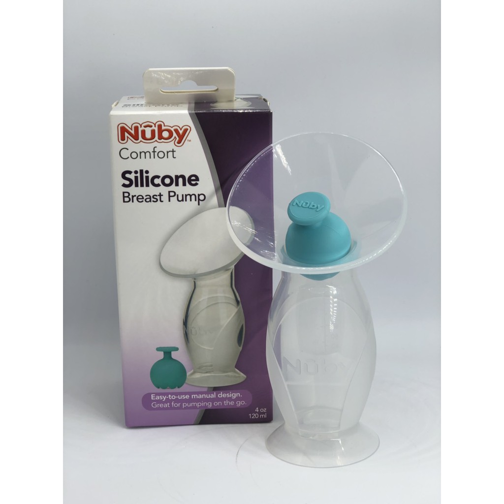 Cốc hứng sữa / hút sữa bằng silicone cao cấp Nuby