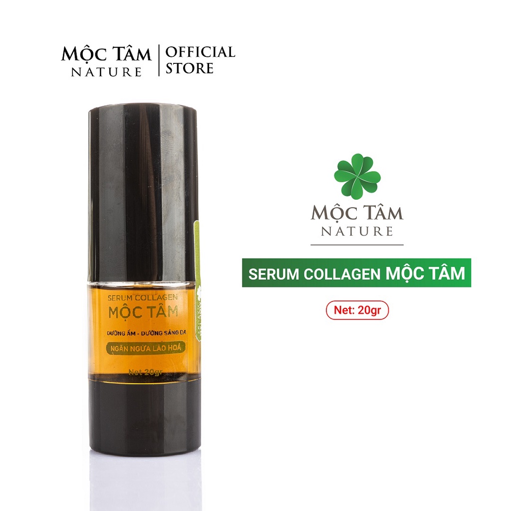 Serum Collagen Mộc Tâm 20g - Tinh Chất Thảo Mộc Dưỡng Da Căng Bóng, Ngừa Lão Hóa, Mờ Thâm Nám | BigBuy360 - bigbuy360.vn