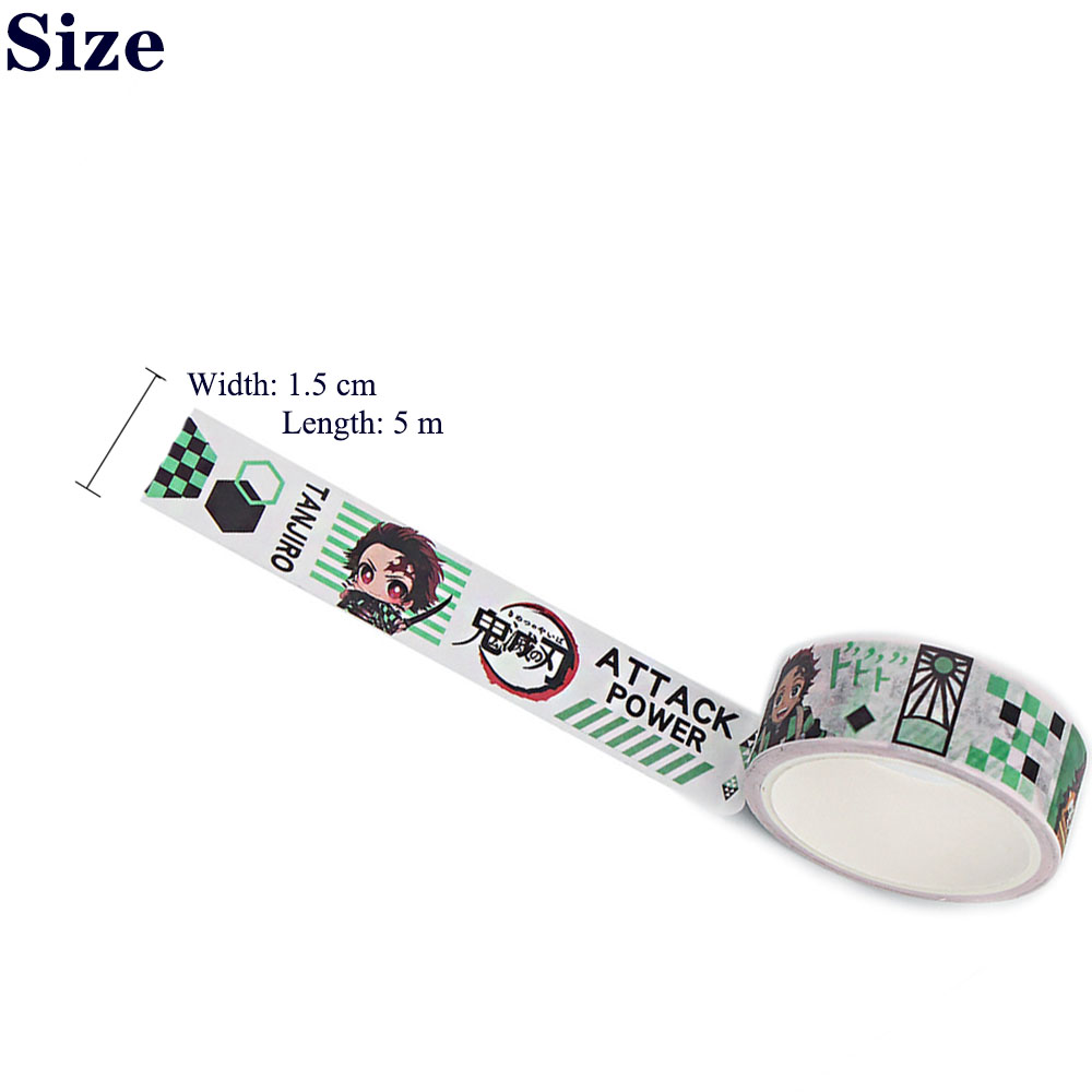 Cuộn Băng Dính Trang Trí In Hình Anime Dễ Thương