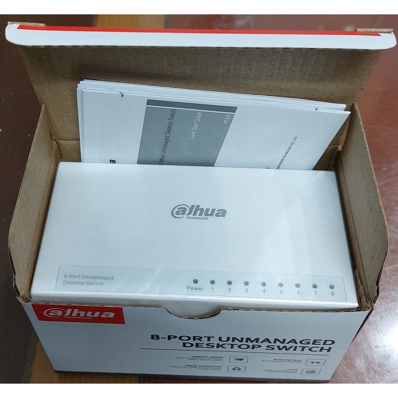 Bộ Chia Mạng Switch 8 Cổng Dahua DH-PFS3008-8ET-L 10/100Mbps