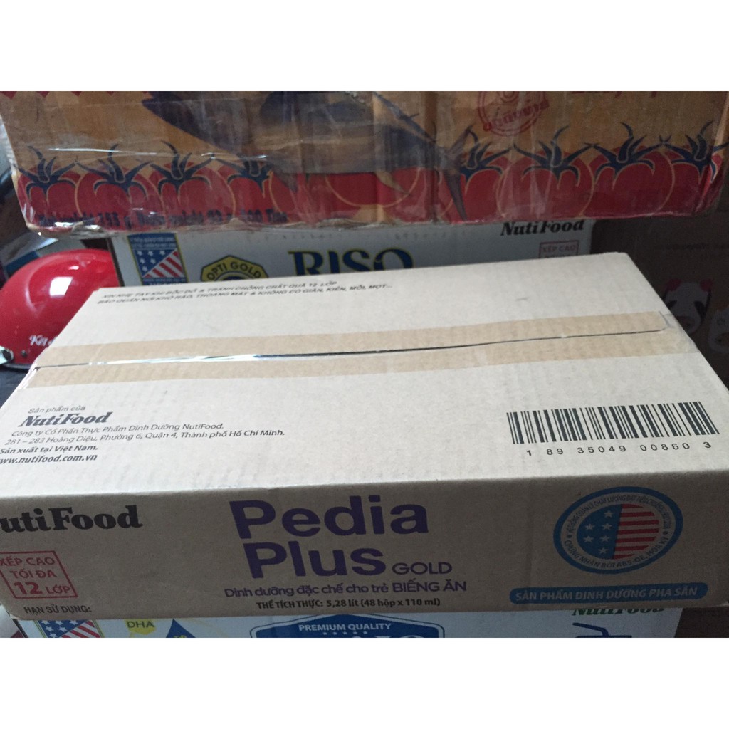 Thùng sữa Pedia Plus Gold 110ml