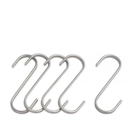 COMBO 10 MÓC TREO CHỮ S INOX 10 CM