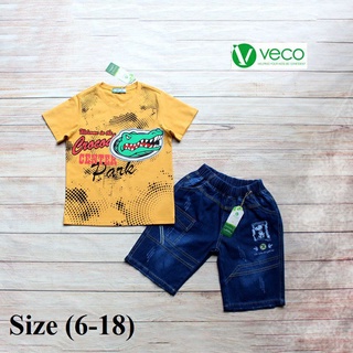 BỘ JEAN VECO BÉ TRAI SIZE 6(18-22KG)