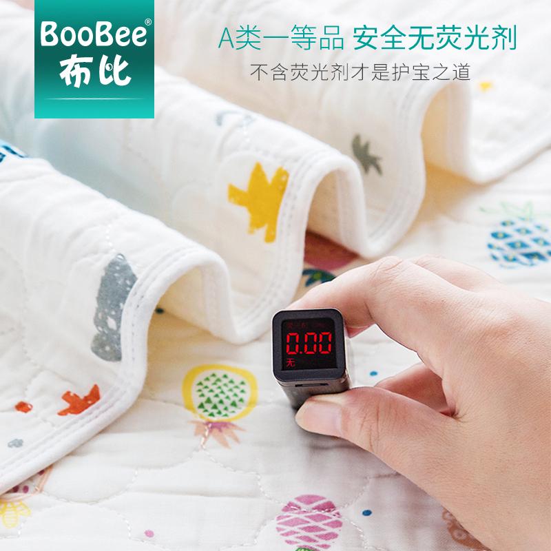 Tấm Lót Giường Vải Cotton Thoáng Khí Chống Thấm Nước Có Thể Giặt Sạch Cho Bé