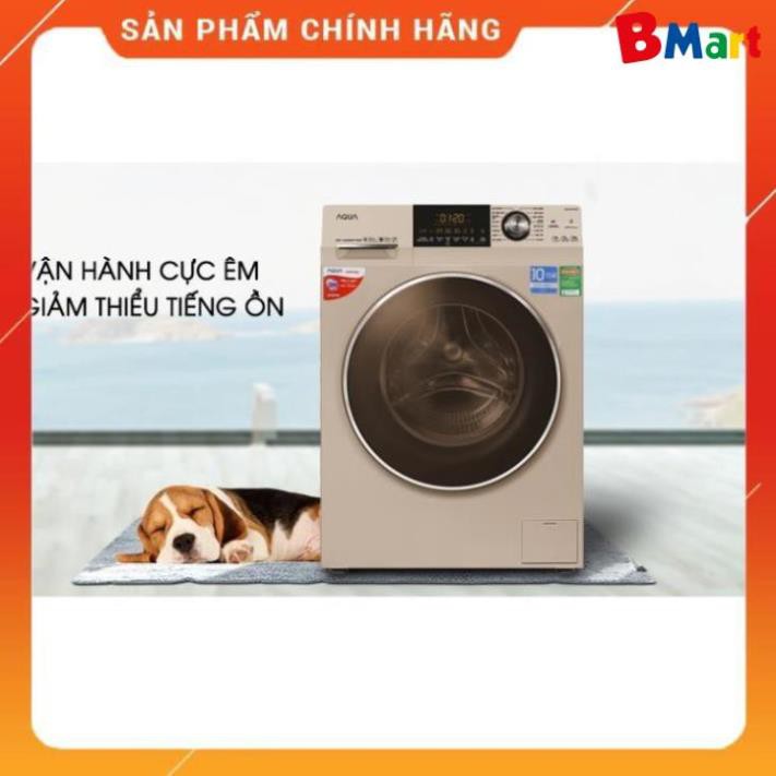 (Miễn phí giao hàng tại Hà Nội) Máy giặt Aqua Inverter 8.5 kg AQD-D850E.N  - BM