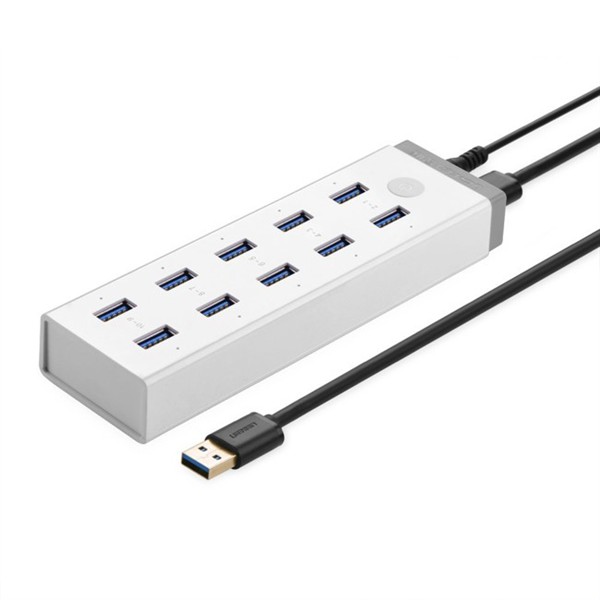Bộ chia 10 cổng USB Hub chuẩn 3.0 - Ugreen 20297