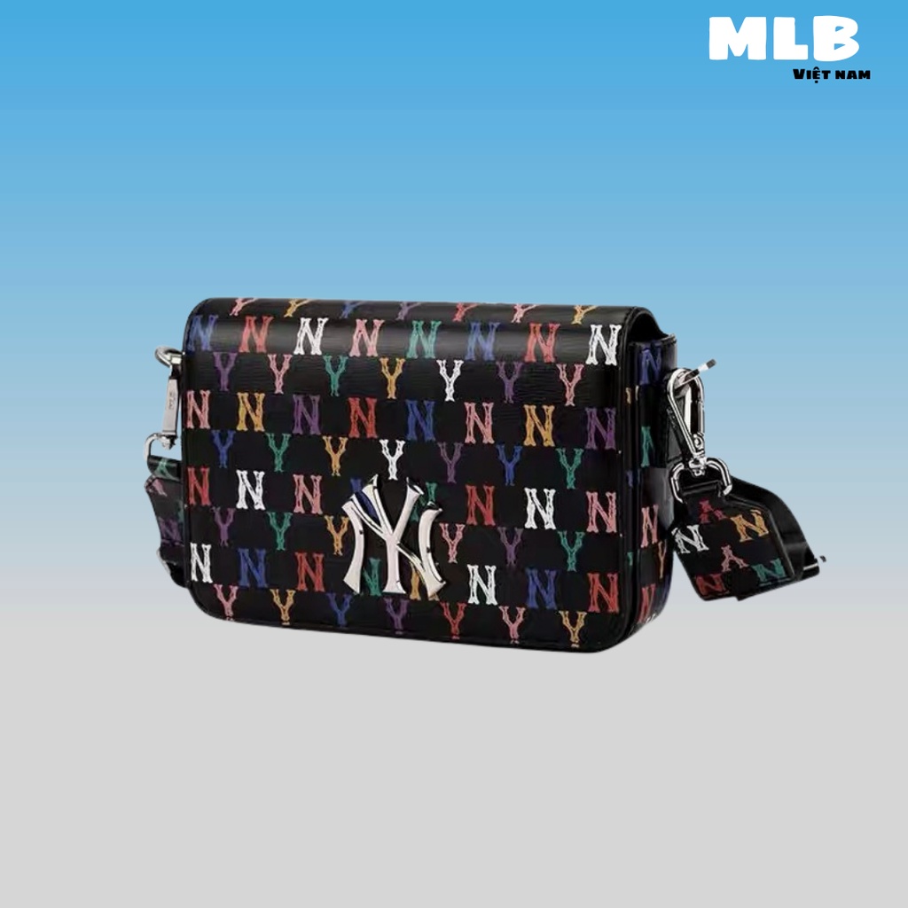 Túi MLB Monogram Rainbow Hoodie Bag New York Yankees
