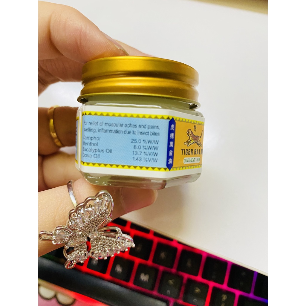 Dầu Cù Là Tiger Balm Trắng &amp; Đỏ Thái Lan 19g