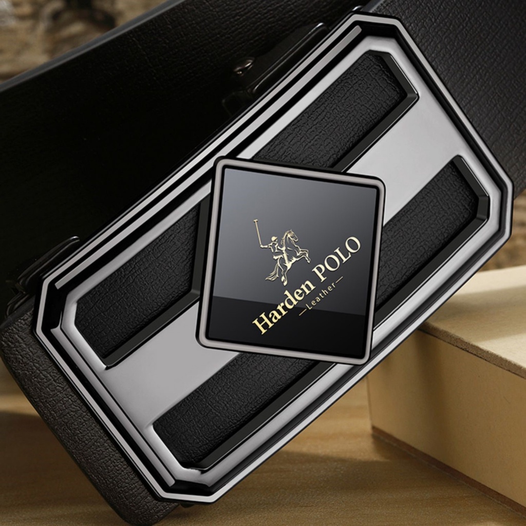 Thắt lưng nam da bò HARDENPOLO khoá tự động cao cấp EL04