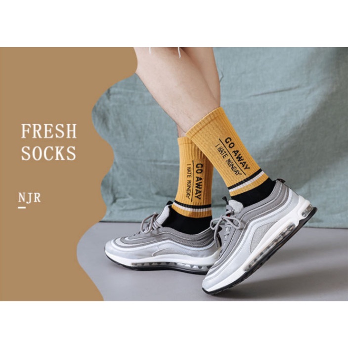 Vớ cao cổ GO AWAY Unisex phong cách thể thao, trẻ trung và năng động.