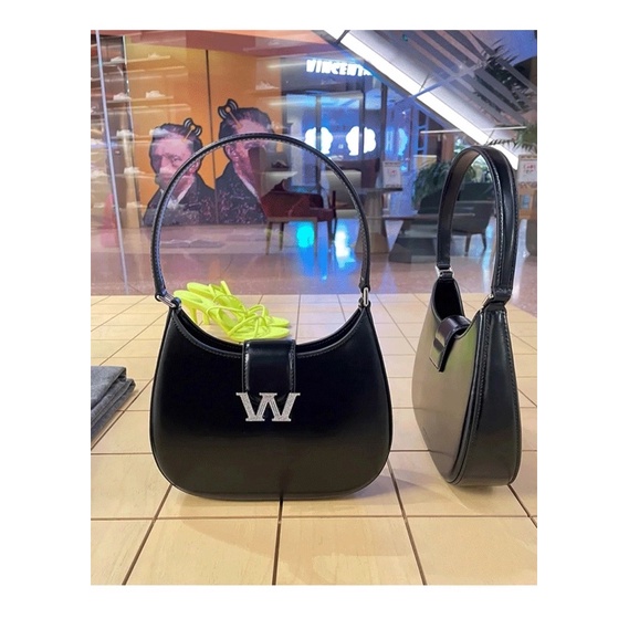 Túi Kẹp Nách Nữ Khóa Chữ W Da Trơn Sang Chảnh HÀNG CAO CẤP