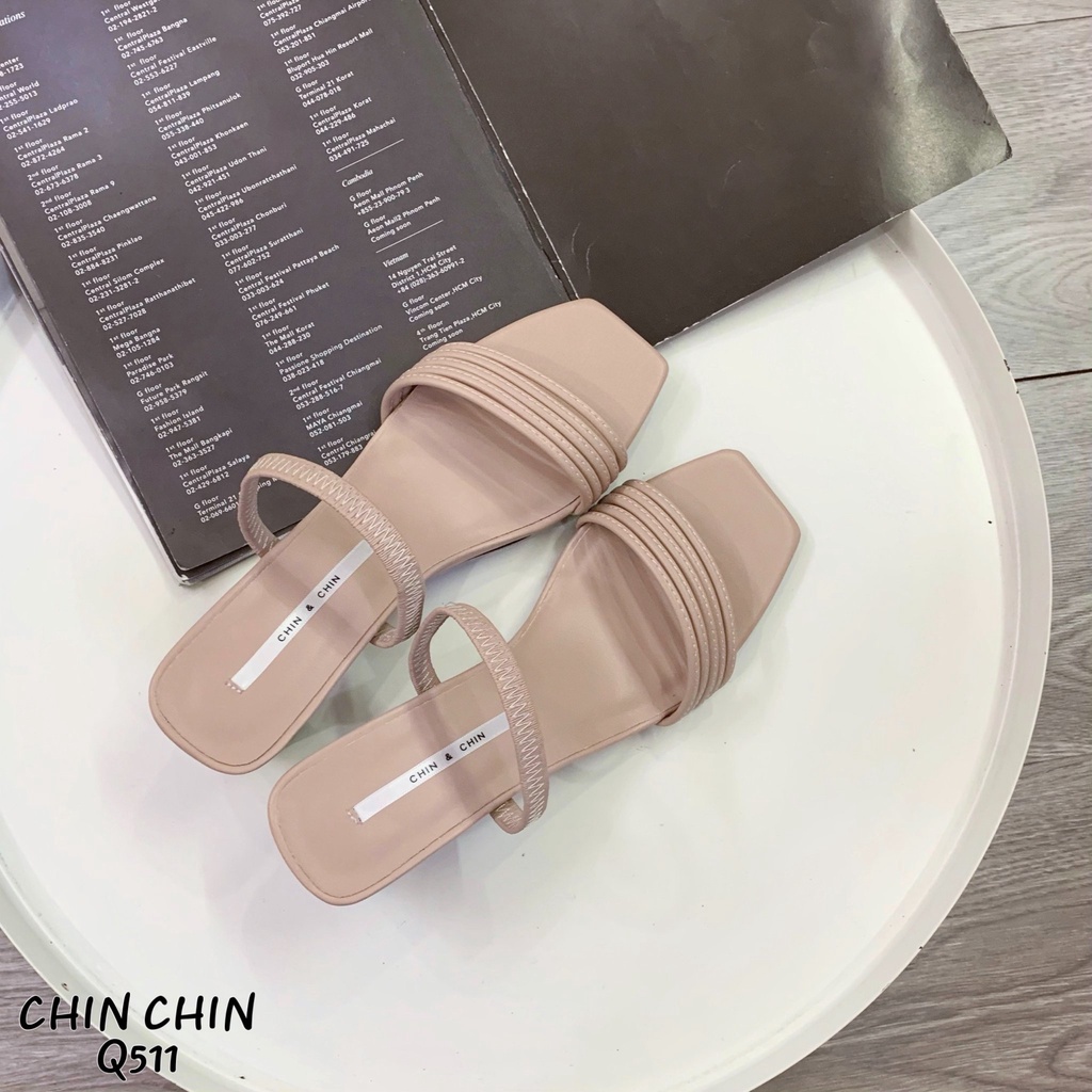 GIÀY SANDAL NỮ CHIN CHIN DÂY NGANG 7P VNXK