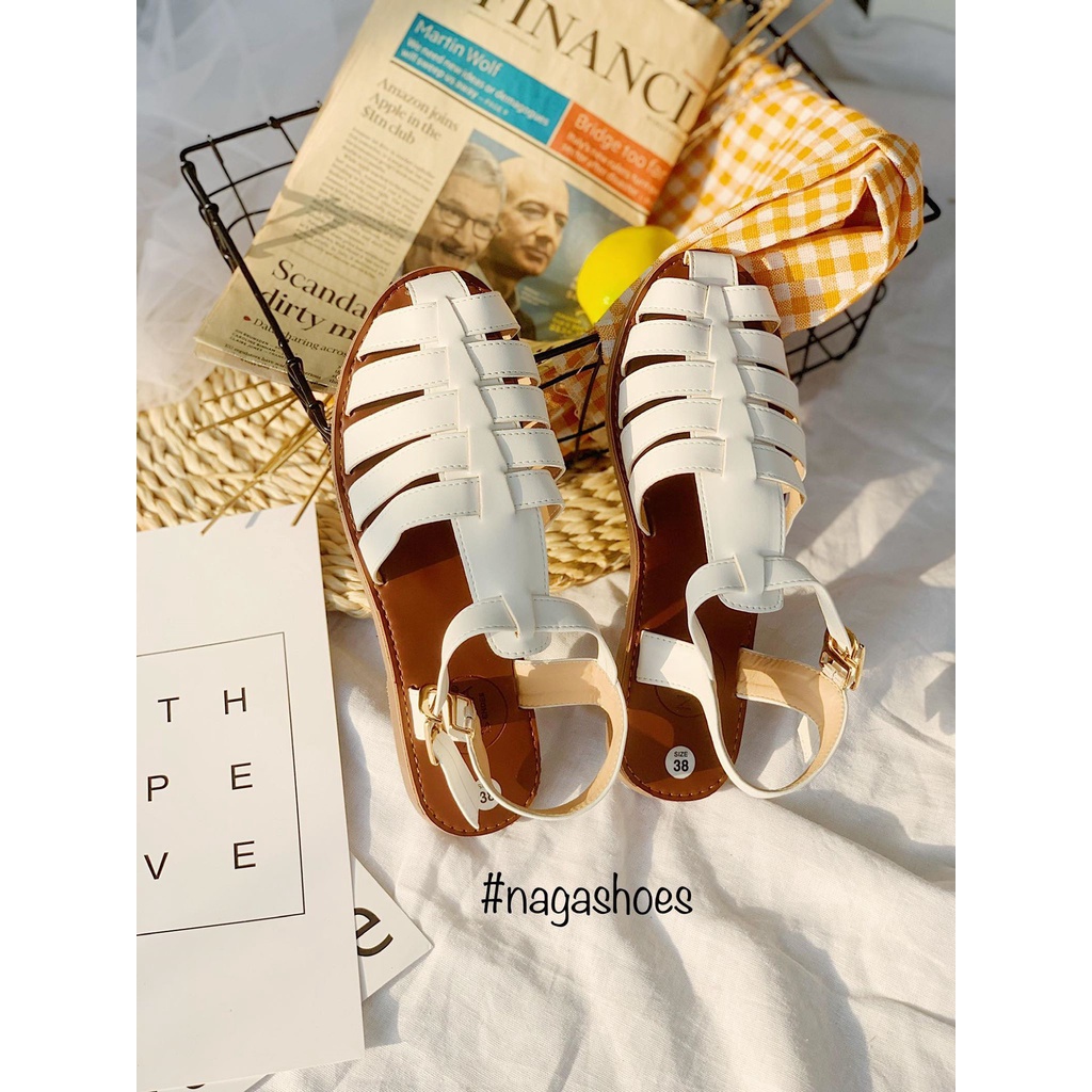 GIÀY SANDAL NAGASHOES CHIẾN BINH HỞ GÓT NAS165