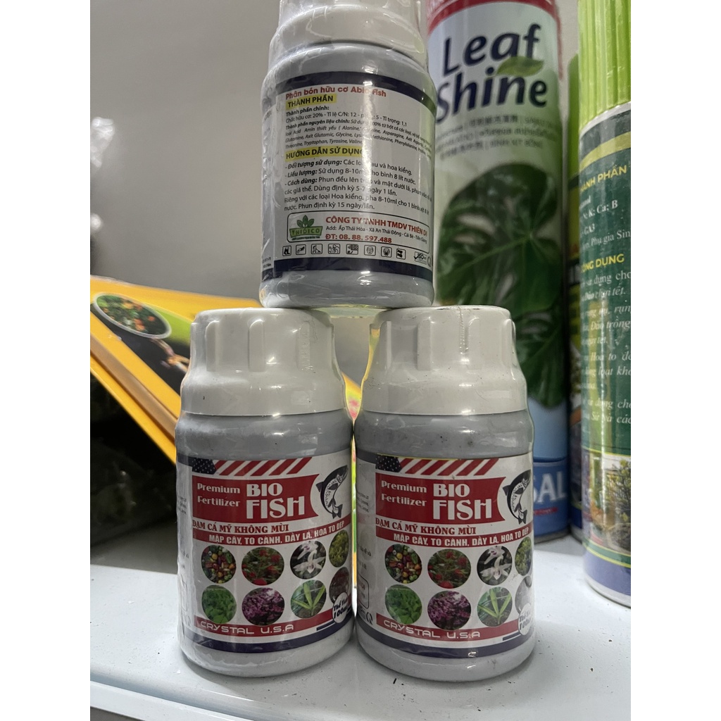 Đạm cá Mỹ không mùi BIO FISH Bổ sung Axit amin, amino axit cho cây trồng, cân bằng pH