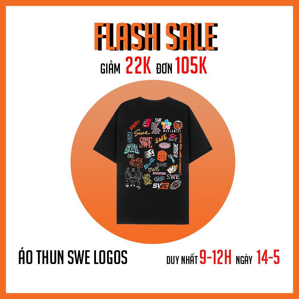 [Hàng chính hãng] Áo thun swe LOGOS tee ngắn tay form rộng nam nữ unisex | BigBuy360 - bigbuy360.vn