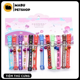 Vòng cổ lục lạc cho thú cưng chó mèo - dây 2 lớp chống xù