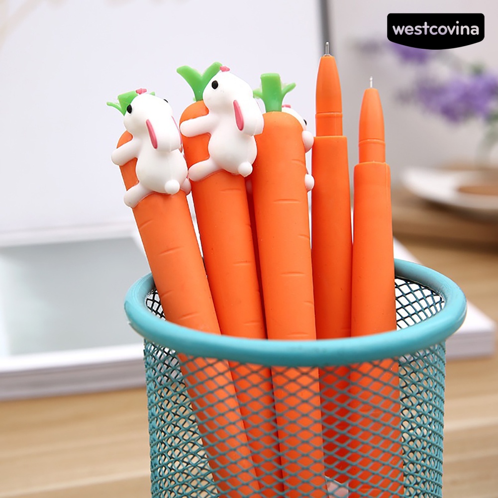 Bút Mực Gel Silicone Ngòi 0.5mm Hình Thỏ Dễ Thương