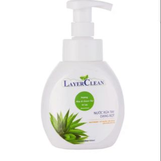 Nước rửa tay hữu cơ Layer clean 330ml