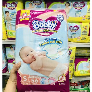 Tã Dán Bobby S56 ( Dành cho trẻ 4-8 kg )