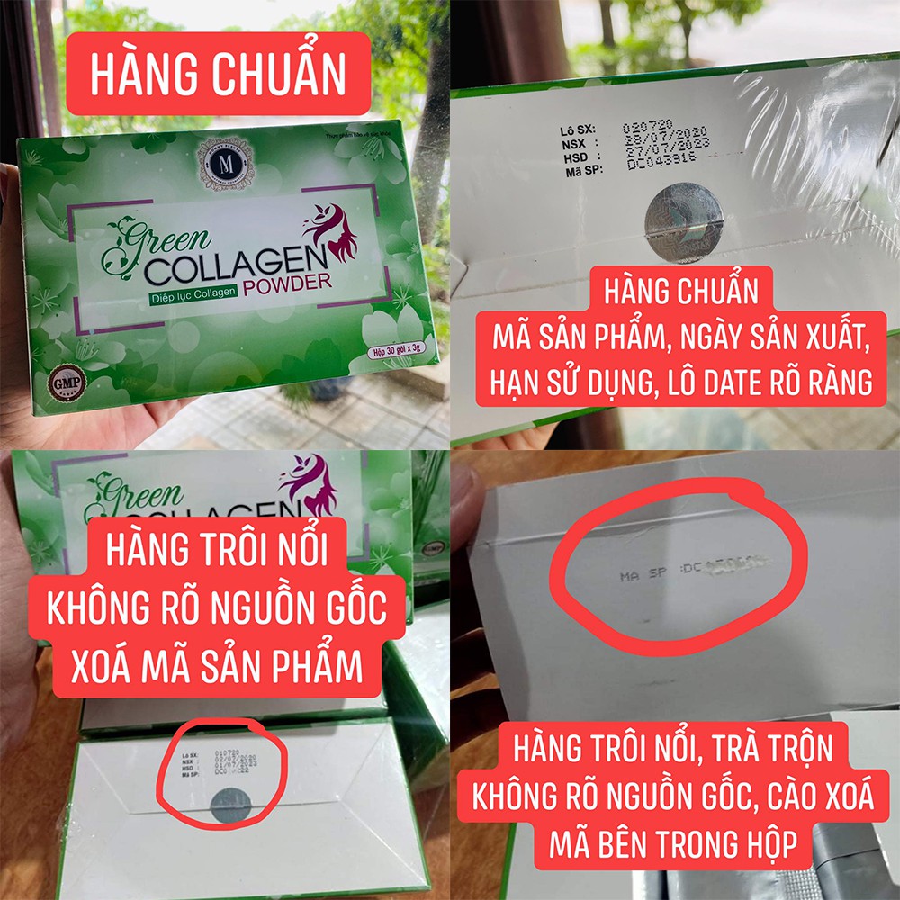 [CHÍNH HÃNG] Diệp Lục Collagen Làm Đẹp Da Sạch Mụn Mờ Nám Tàn Nhang Tăng Cường Nội Tiết Tố Giảm Khô Hạn Cho Phụ Nữ